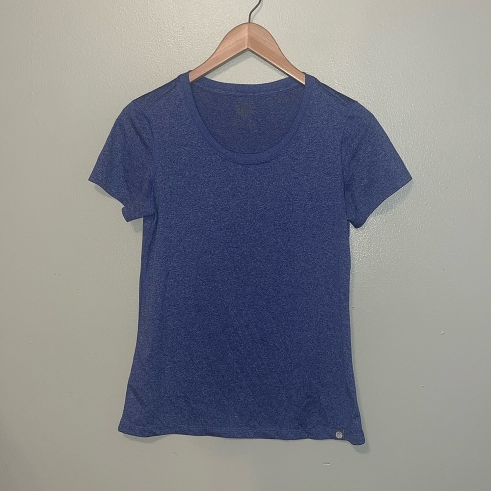 REI Co op short sleeve crew neck shirt purple marble color women’s size small - Picture 2 of 5
